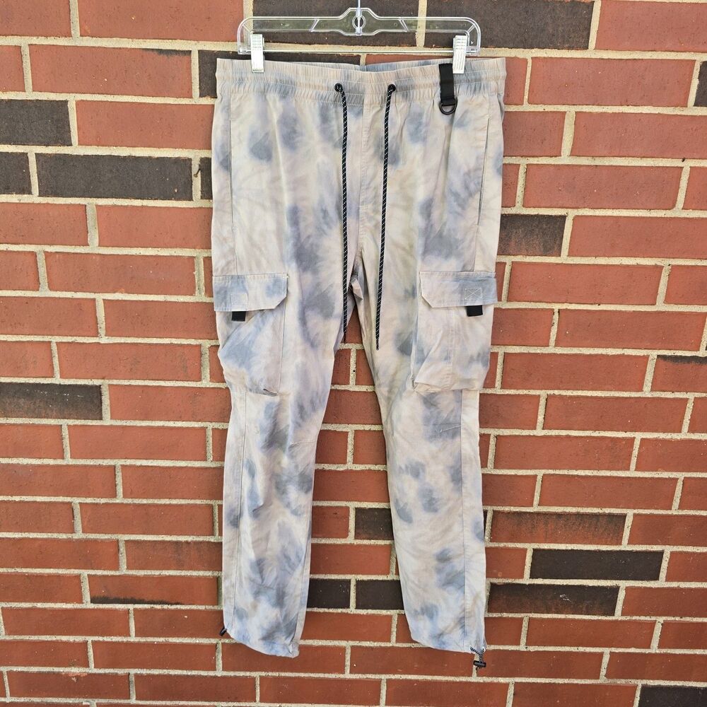 PacSun Women Pants Size Medium Tie-Dye Cotton Blend Casual Streetwear Trousers